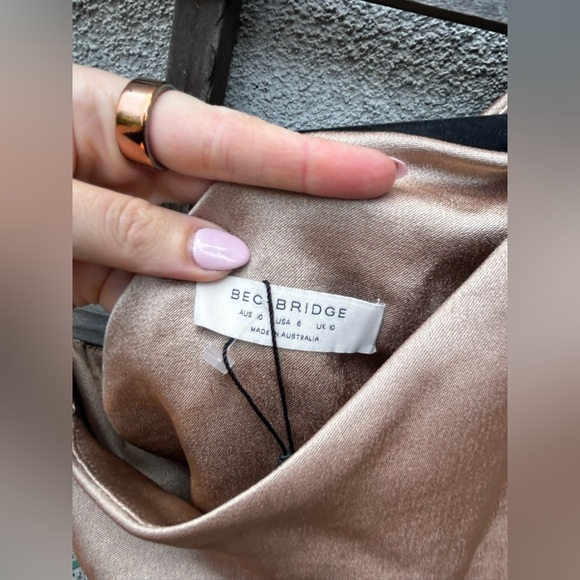 Bec + Bridge THE DREAMER ASYM DRESS in golden New with Tags! - Picture 7 of 12